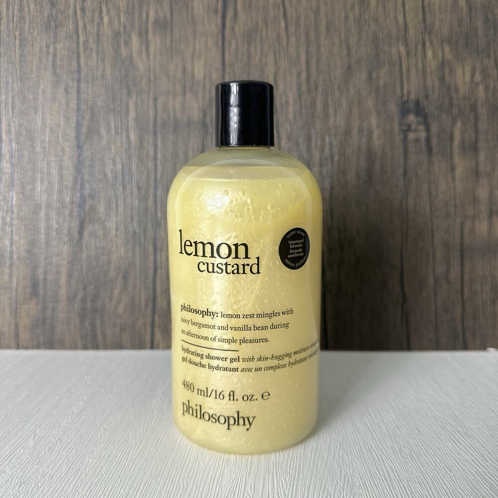 Philosophy Lemon Custard 16 oz Hydrating Shower Gel NEW